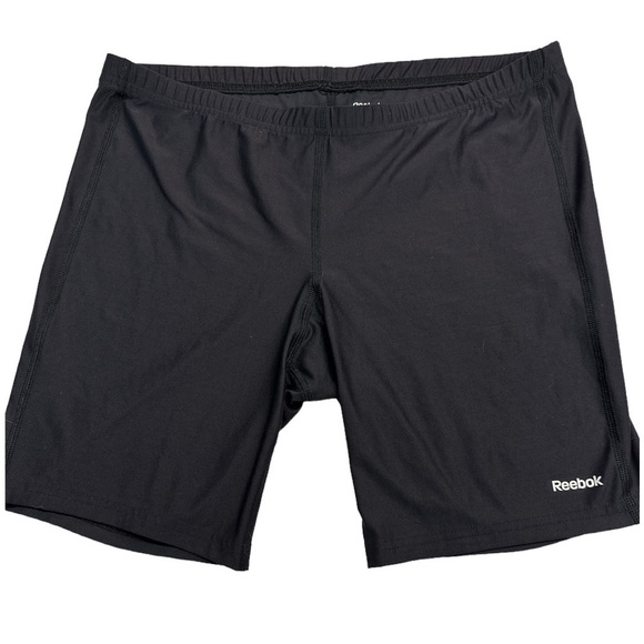 Reebok Black Athleisure Shorts Polyester/Spandex L - Picture 1 of 4